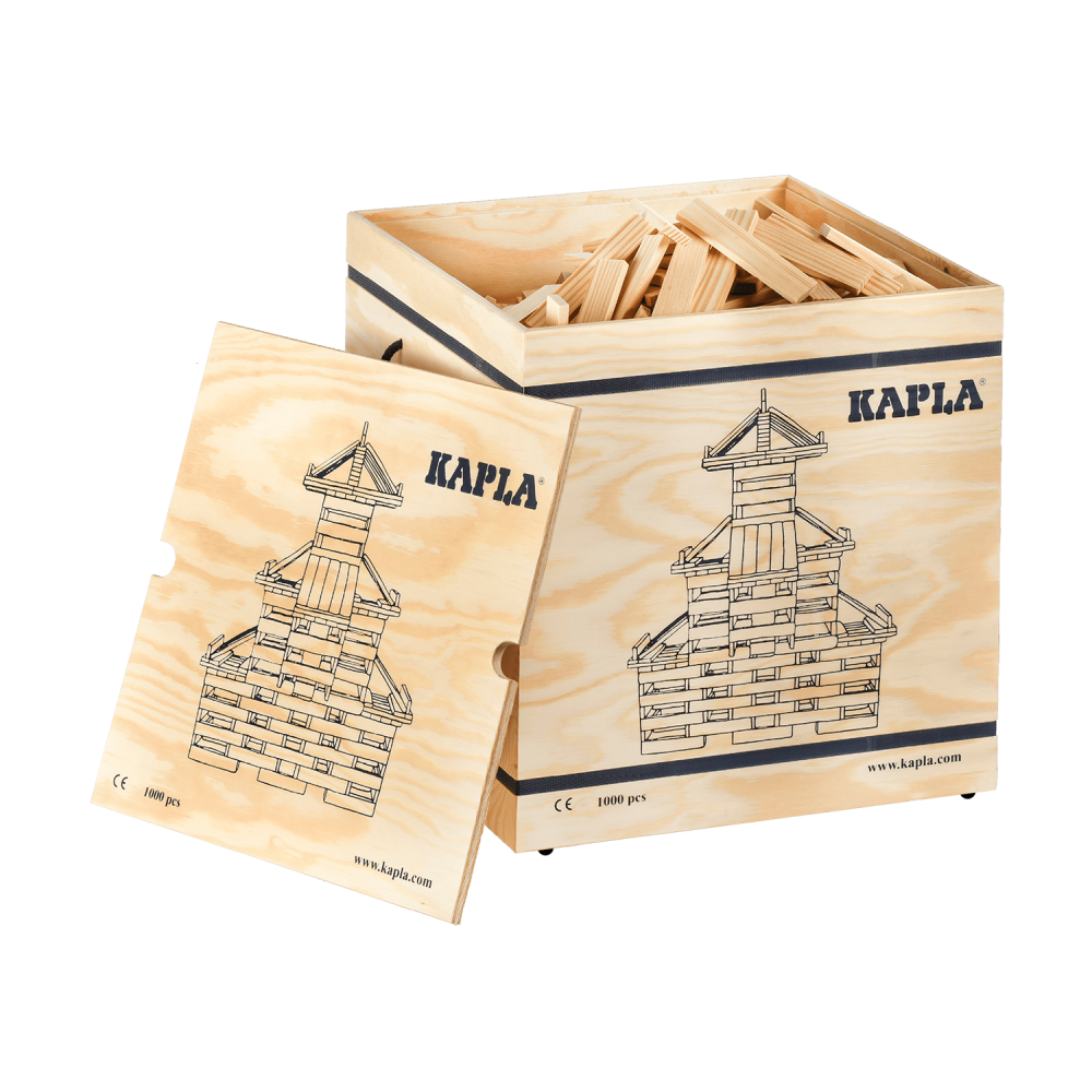 Kapla 280 pezzi con scatola di legno e libro - Kapla -  -   - Shop